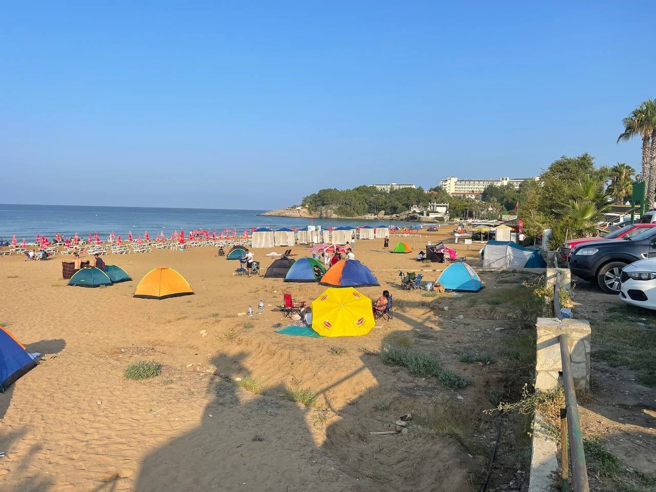 Antalya'da pes dedirten görüntüler