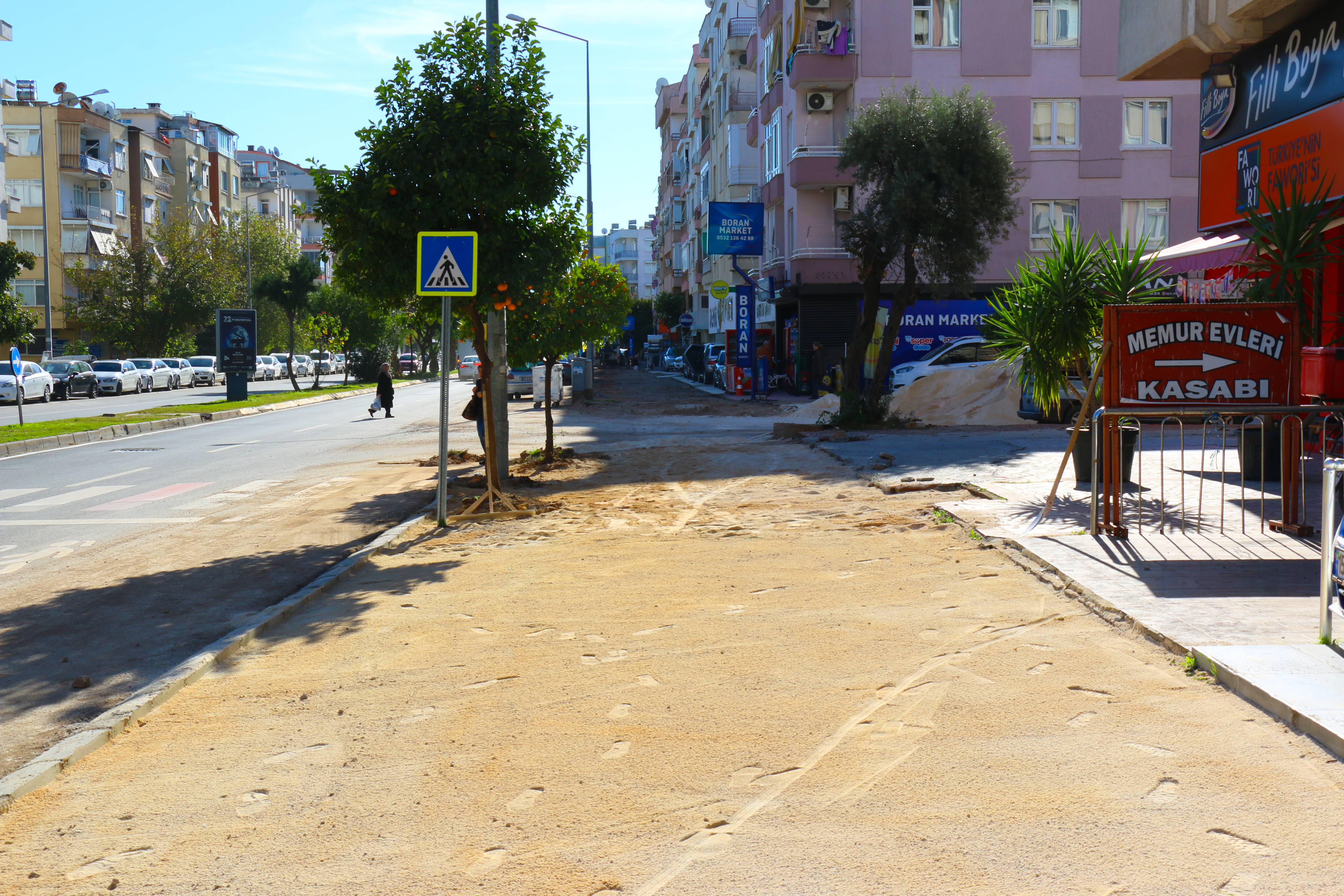 Turgut Reis Caddesi Kaldırım Çalışması (4)