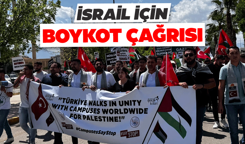 İsrail için boykot çağrısı