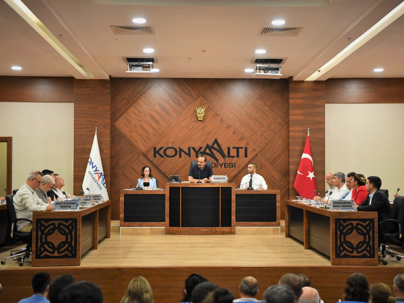 Konyaaltı'da meclis toplantısı gerçekleşti