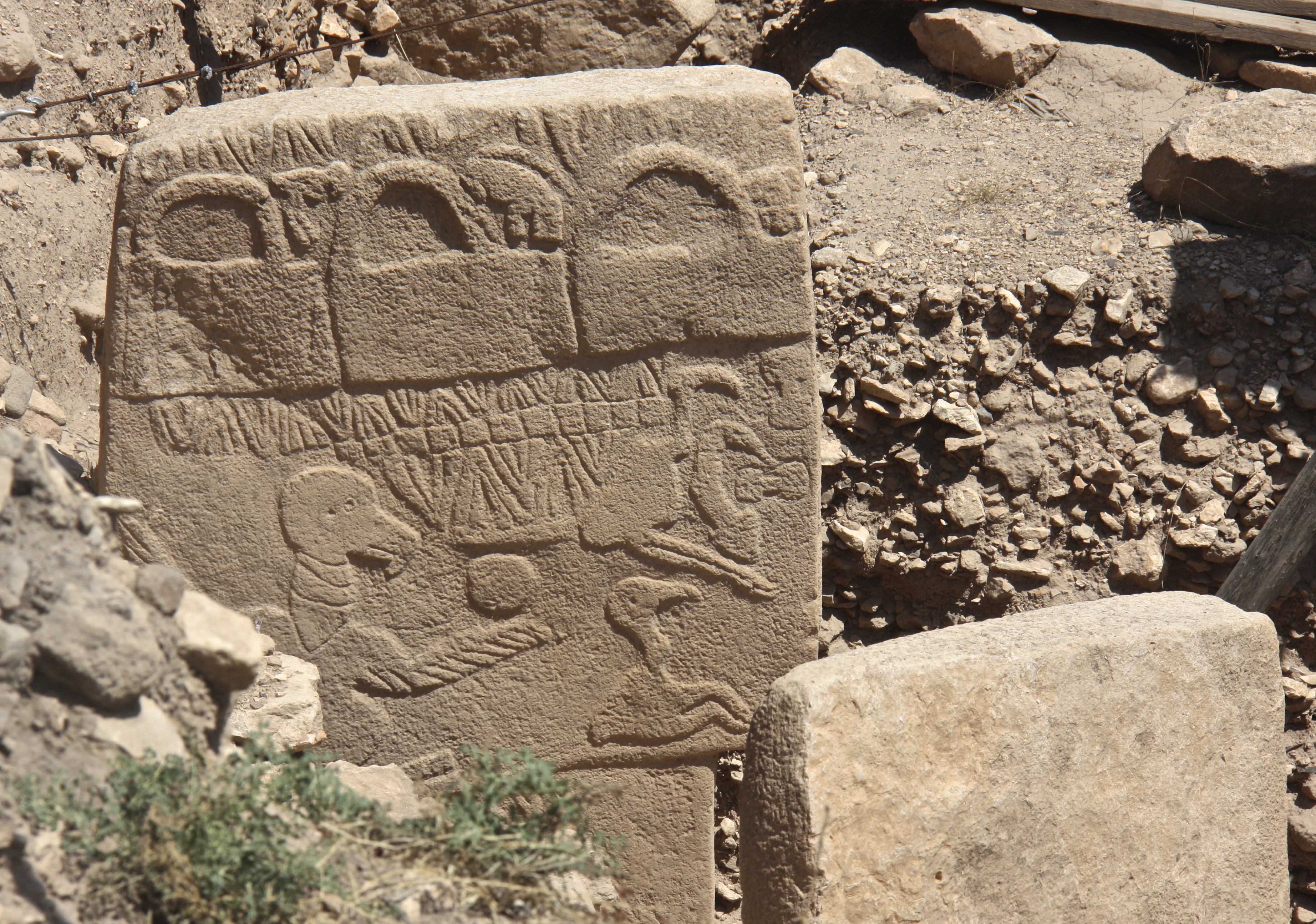 Vulture Stone, Gobekli Tepe, Sanliurfa, South East Anatolia, Turkey