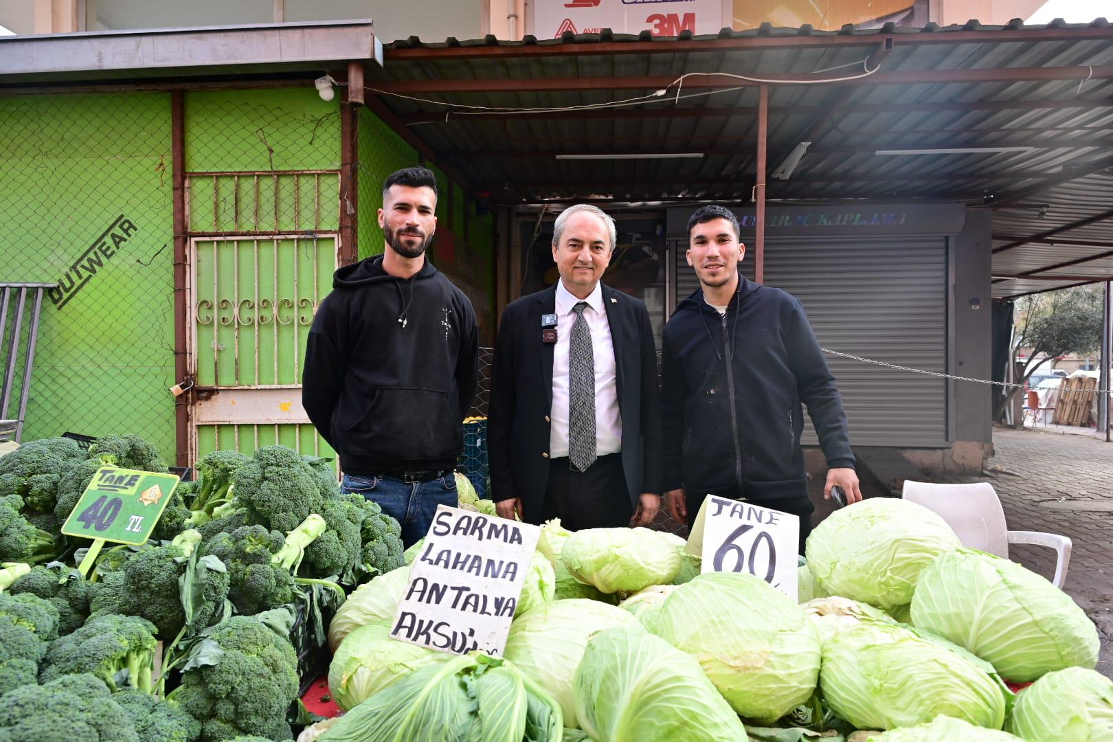 Kocagoz, Teomanpasa Semt Pazarinda Halkla Bulustu 5