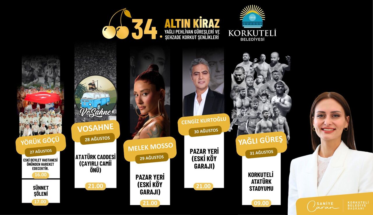 Korkuteli Belediyesi Şenlik Programı Davetiye