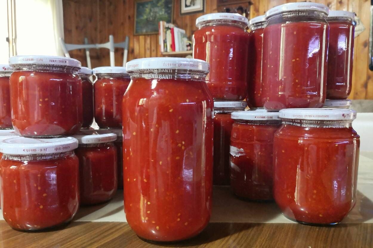 Kislik Domates Konservesi Tarifi