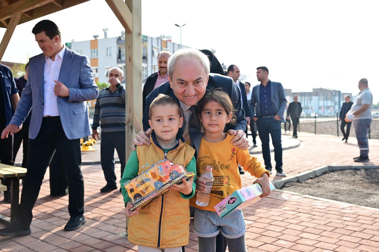 Kocagoz, Selale Mahallesine Kazandirilan Yeni Park Alanini Inceledi 7