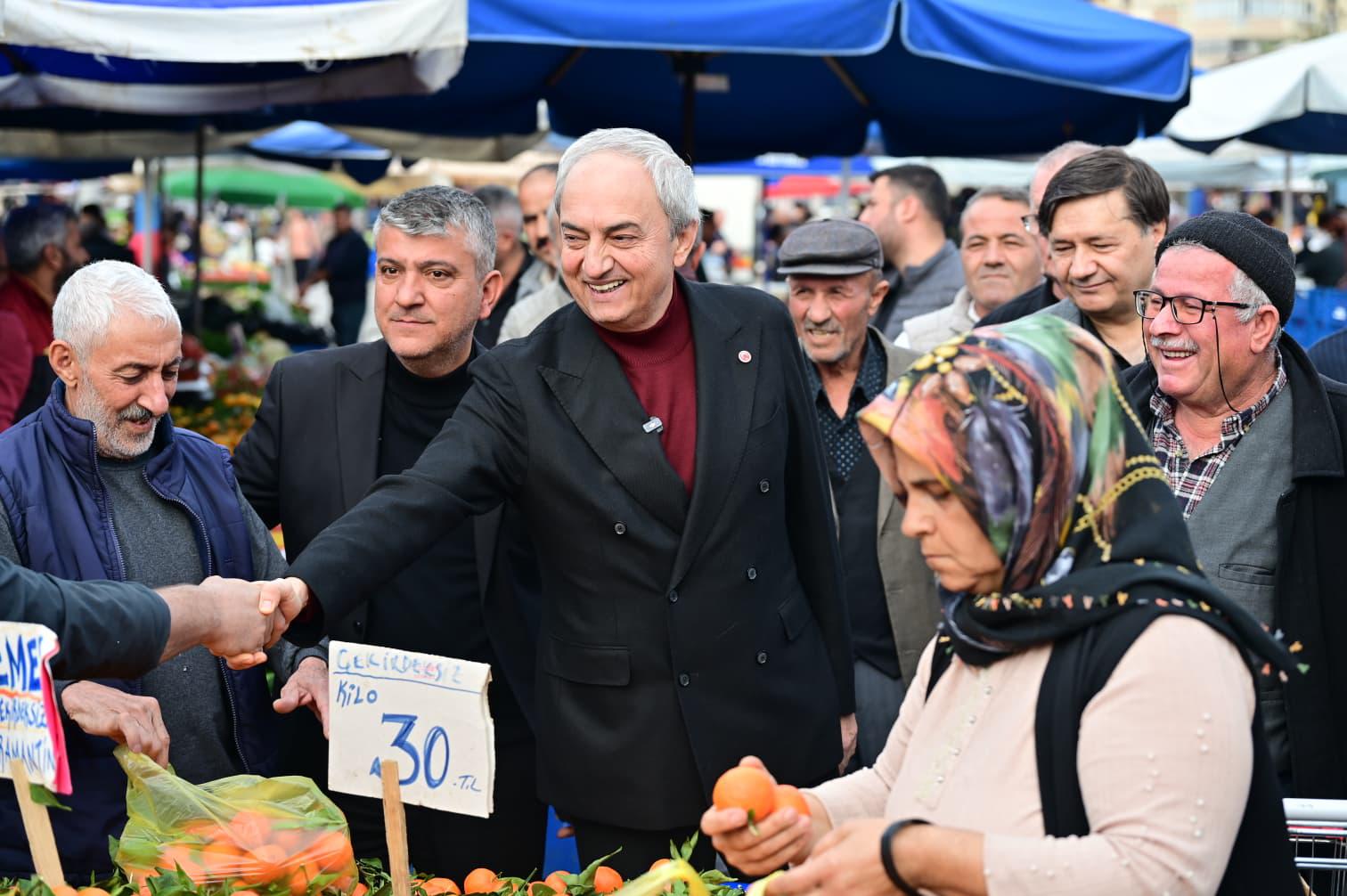 Baskan Kocagozden Gunes Pazari Esnafina Mujde! 10
