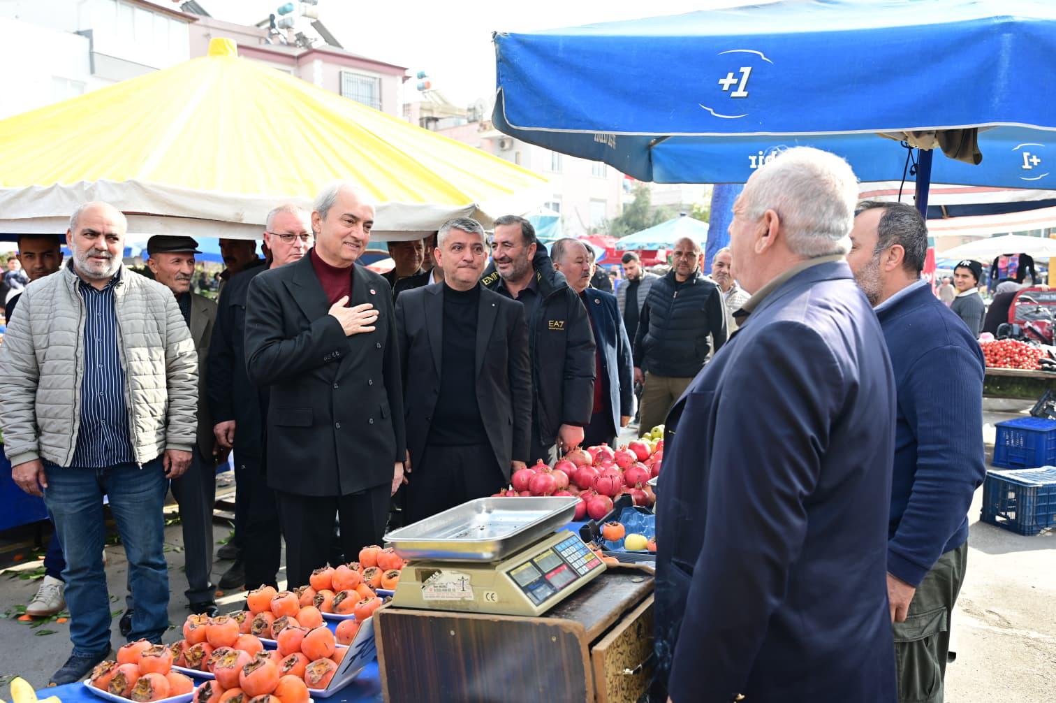 Baskan Kocagozden Gunes Pazari Esnafina Mujde! 13