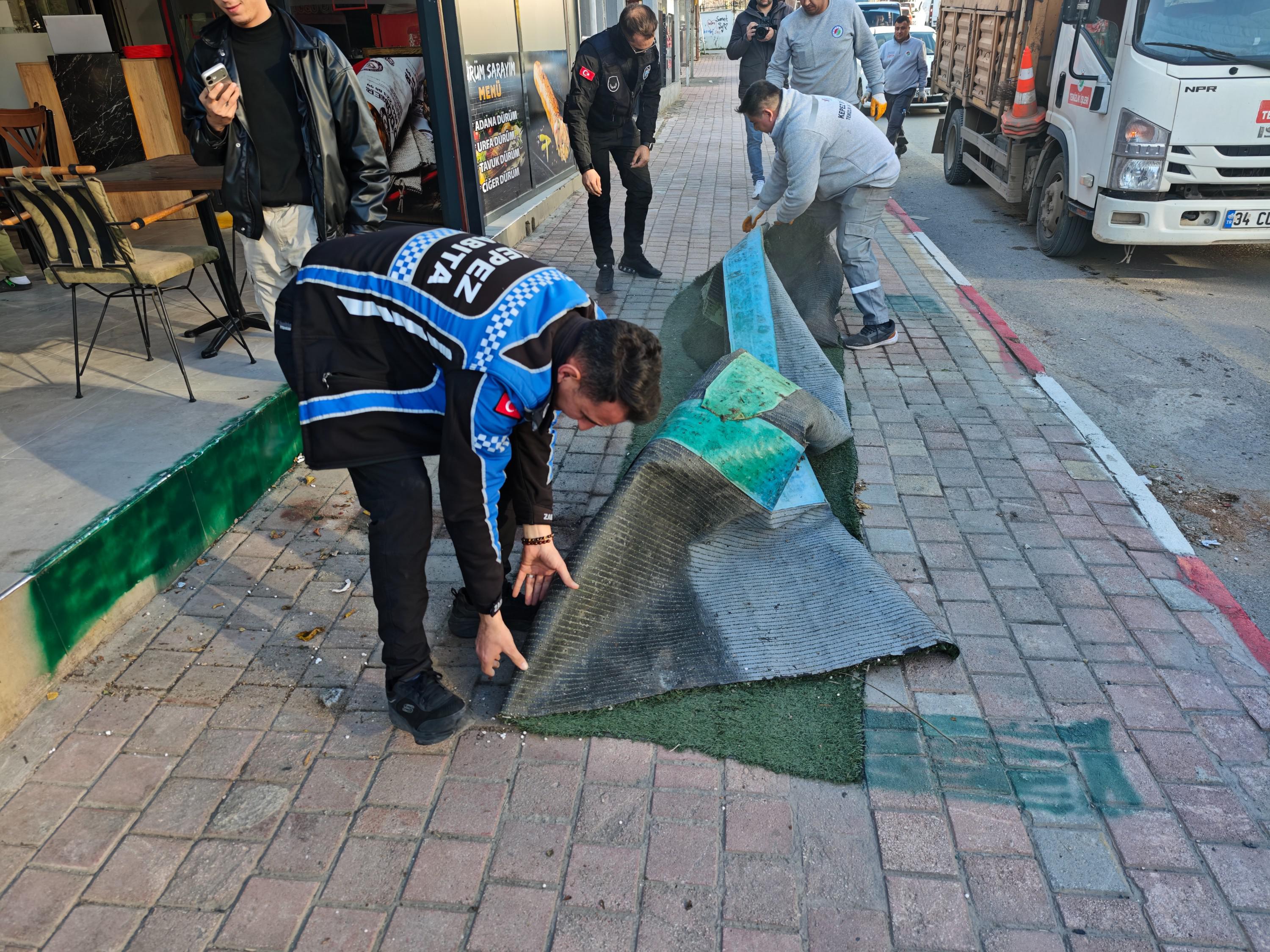 Kepezde Cadde Ve Kaldirim Isgallerine Siki Takip 7