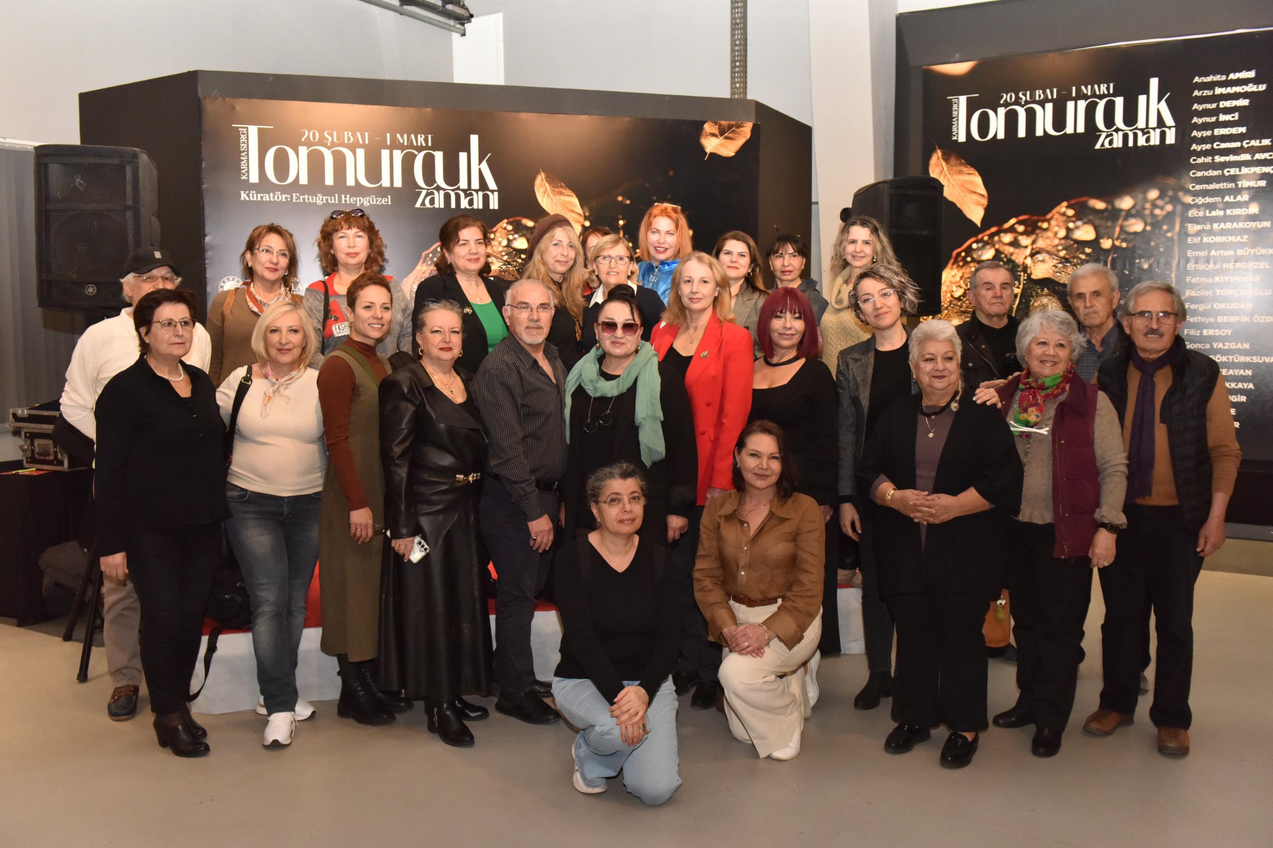 Kepezde Tomurcuk Zamani Sergisi Sanatseverlerle Bulustu 5