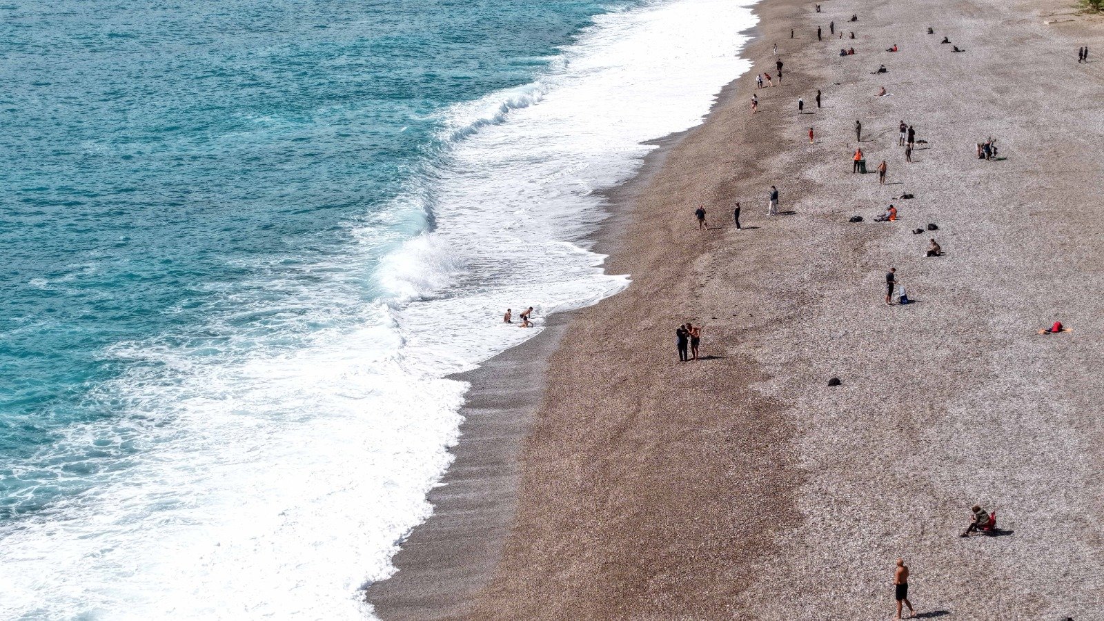 Antalya’da güneş açtı