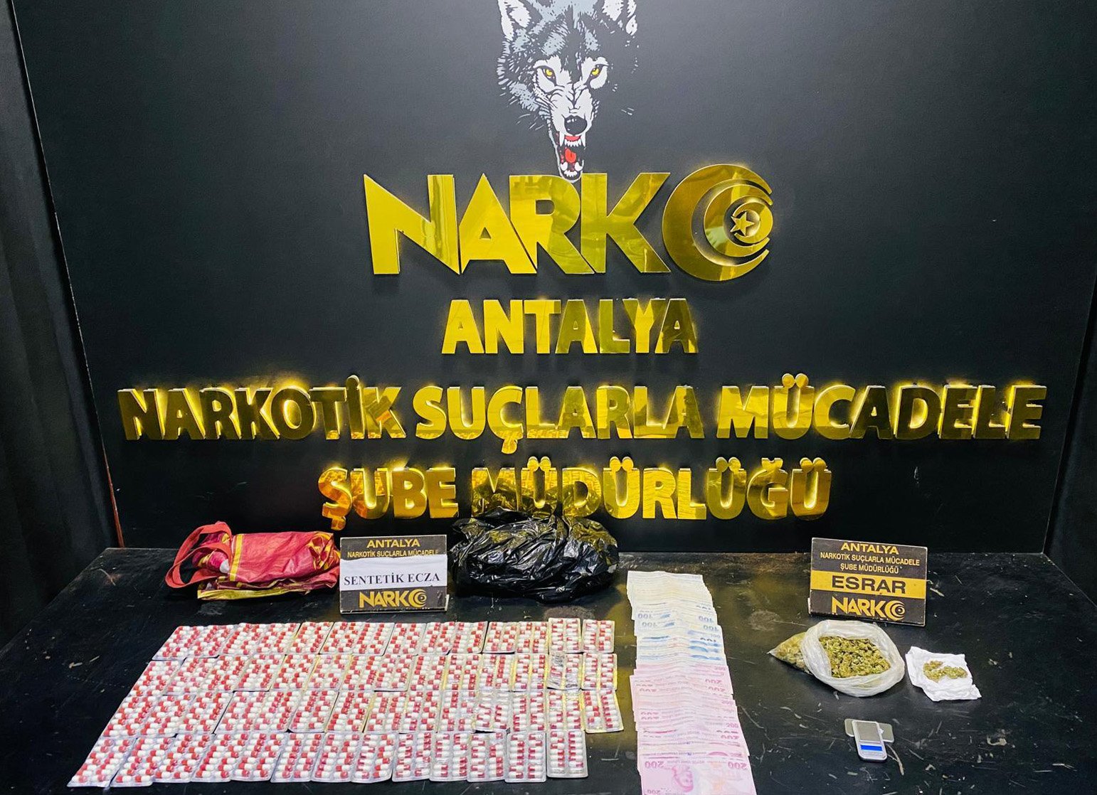 A N T A L Y A’ D A N A R K O T I K O P E R A S Y O N U 22 T U T U K 1244718 370335