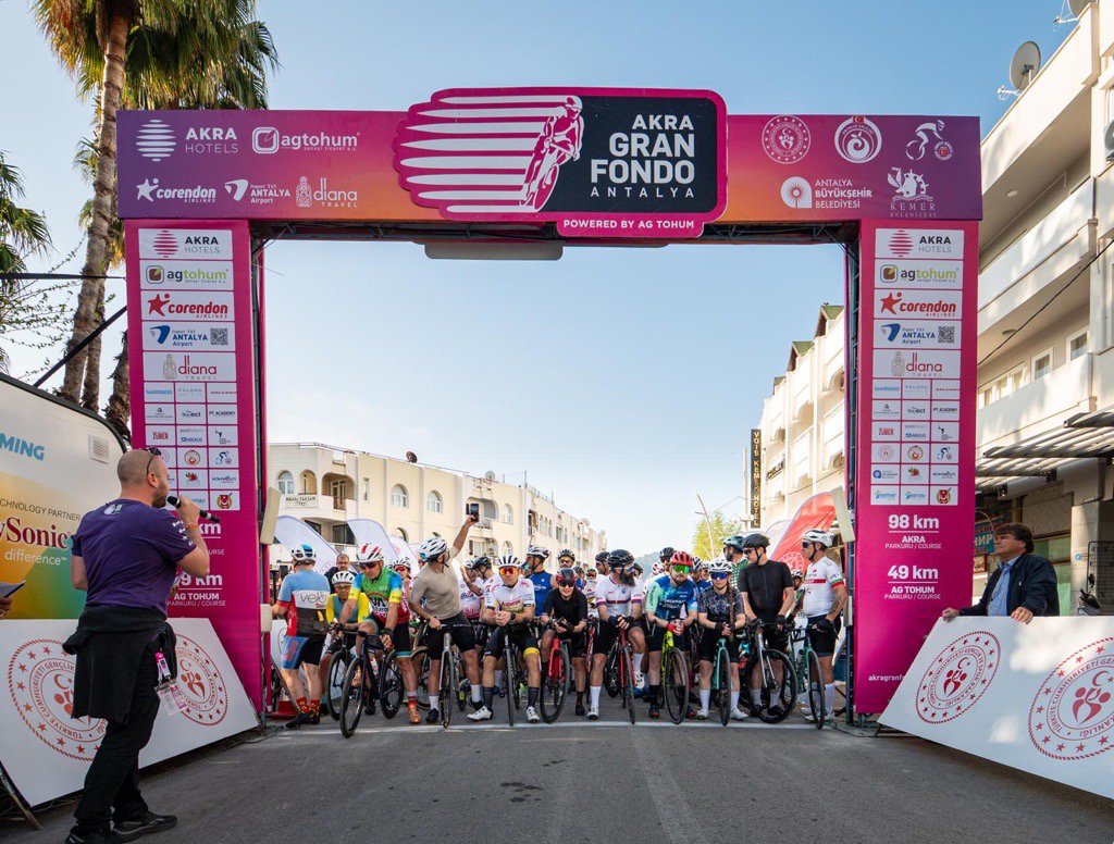 Antalya Airport'tan AKRA Gran Fondo'ya destek