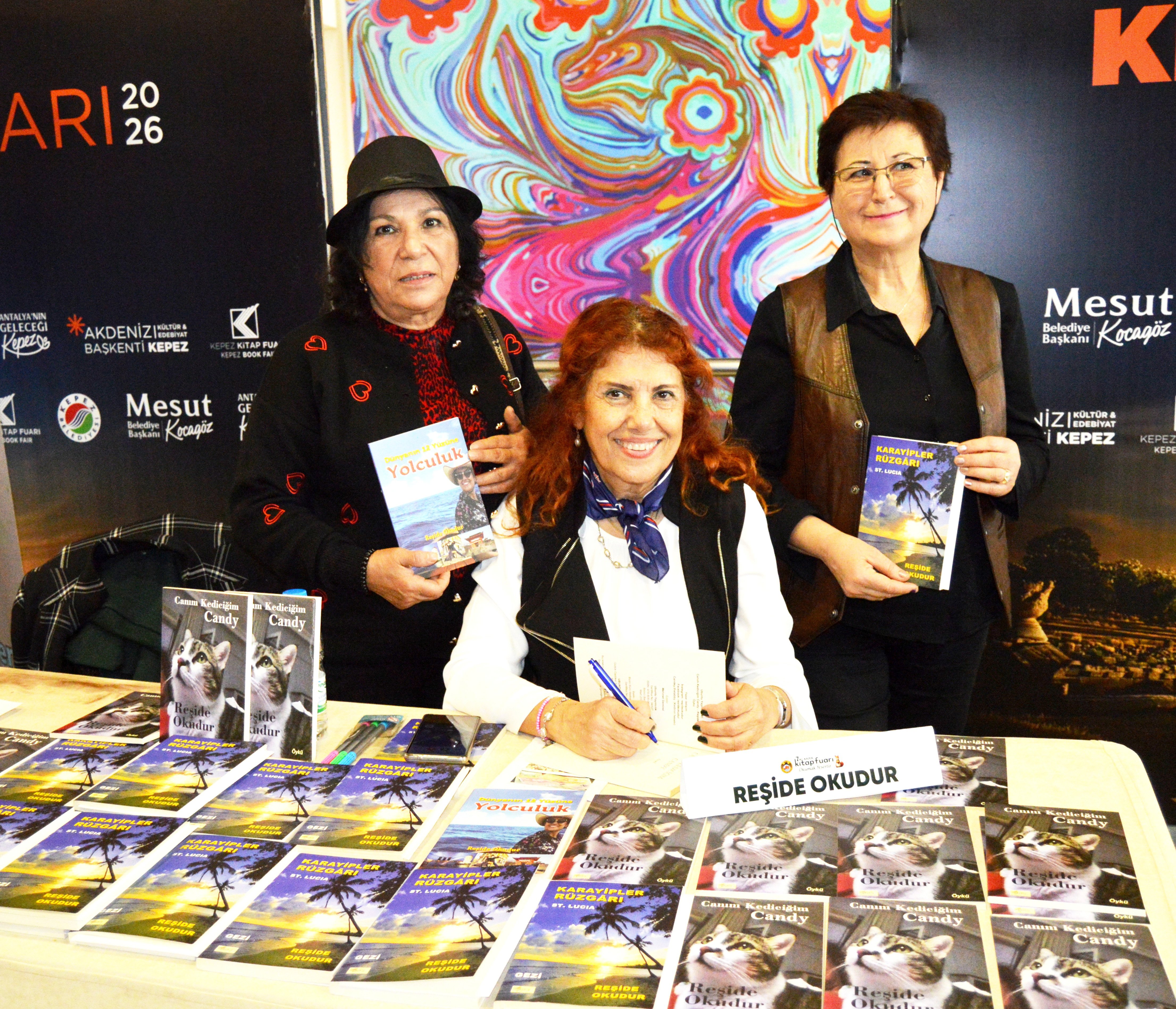 En büyük ilgi Antalyalı yazara