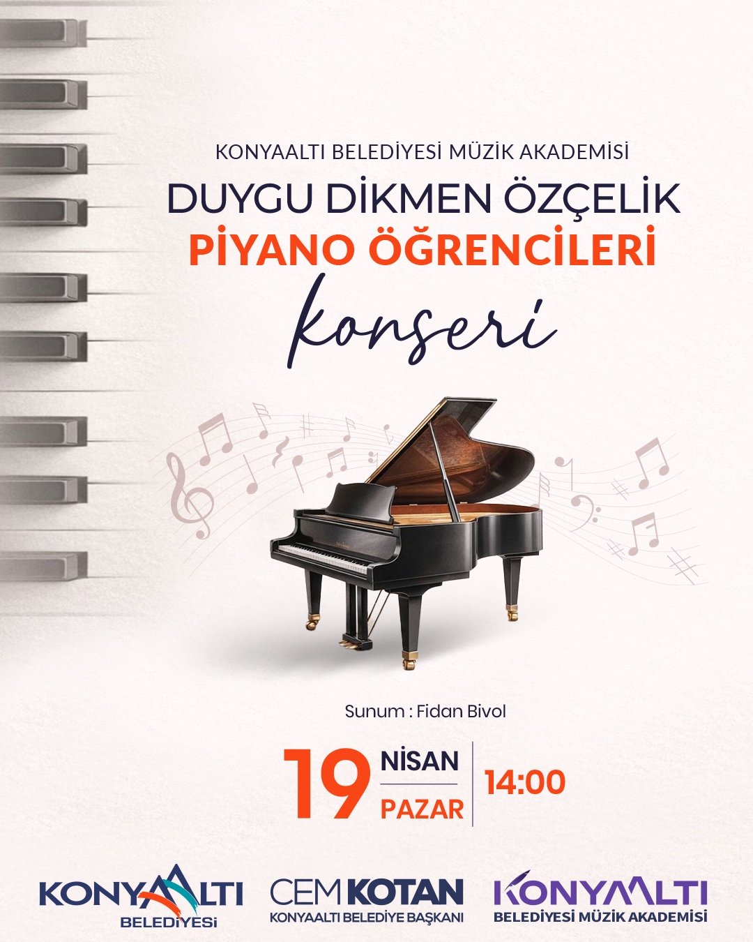 Konyaalti Beledi̇yesi̇ Müzi̇k Akademi̇si̇’nden Çi̇fte Konser (1)