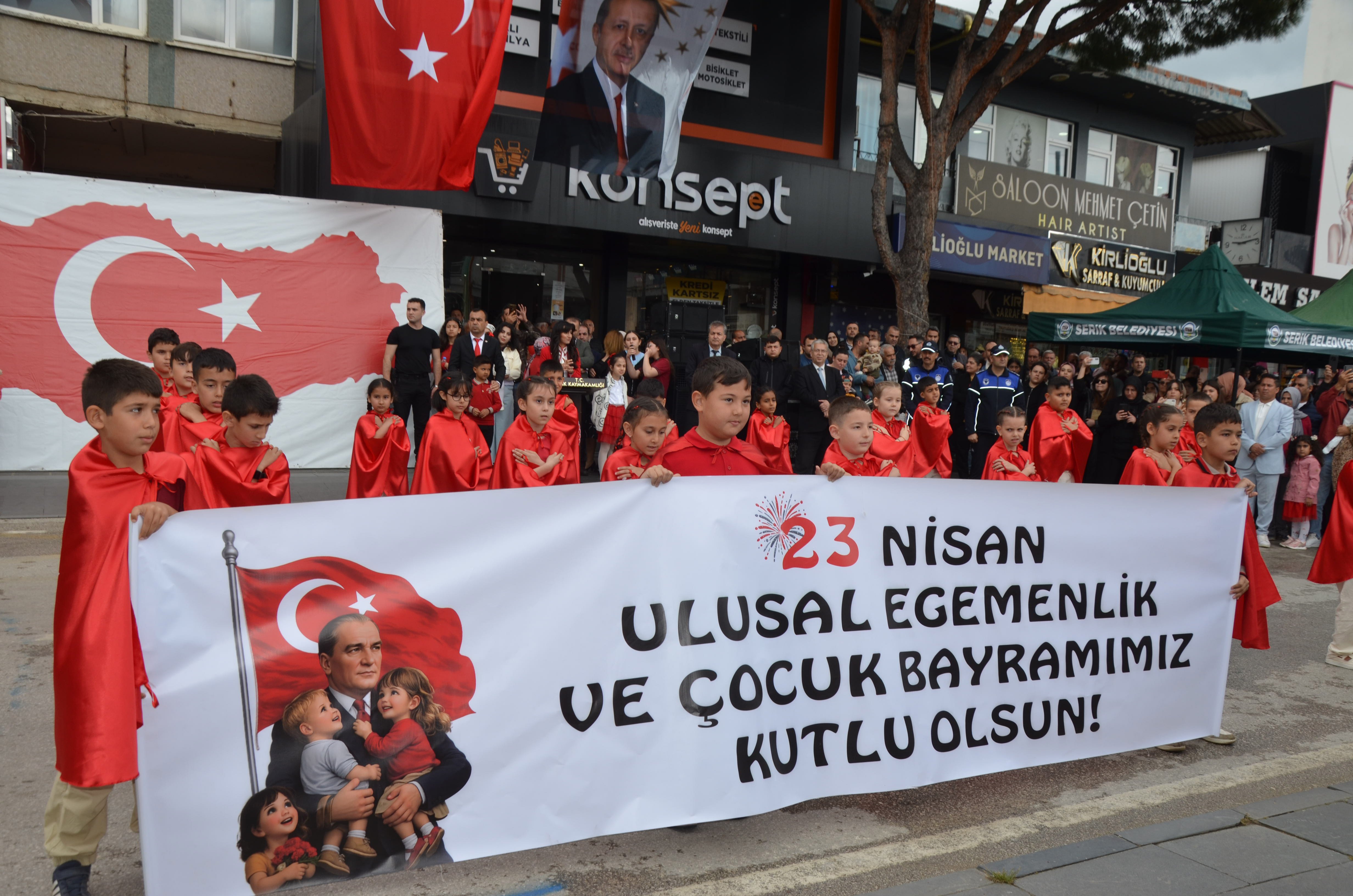 Serik'te Çocuk Bayramı coşkusu