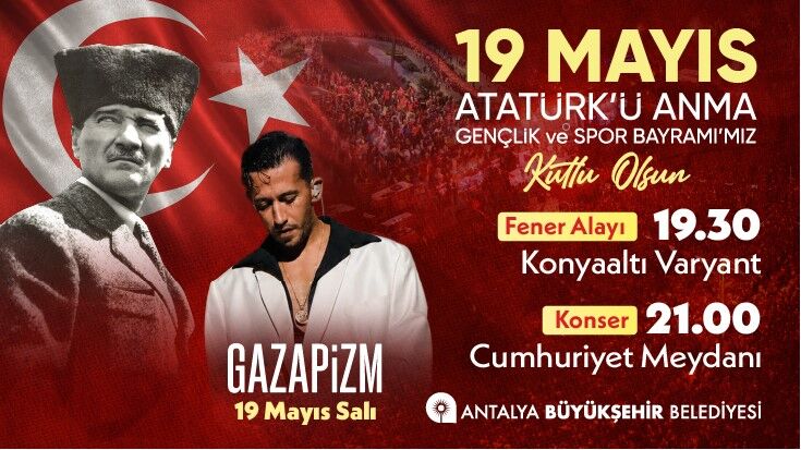 19 Mayis Gazapizm Konser Web Baner 734X412
