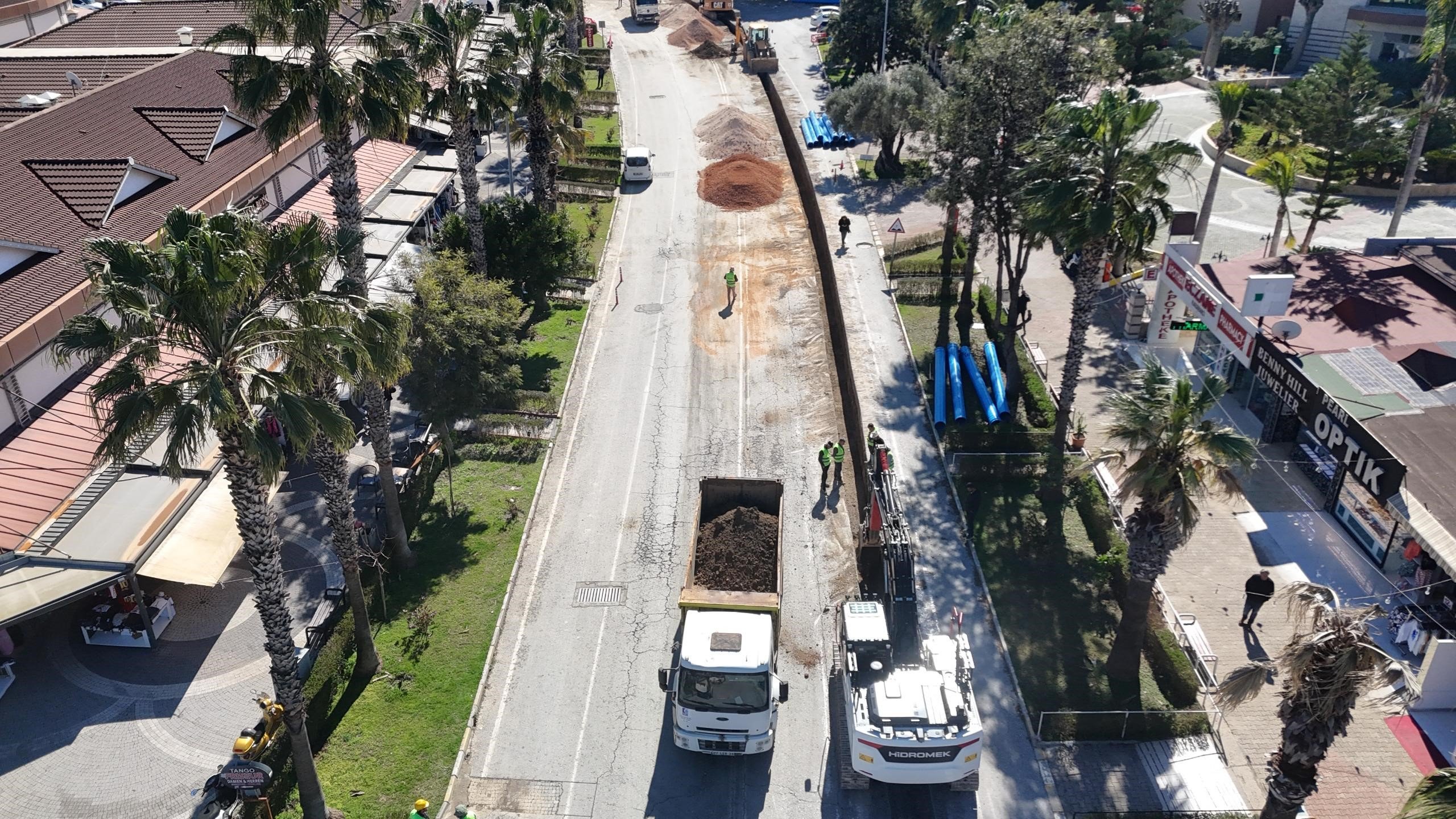 Manavgat'a 18 kilometrelik yeni hat