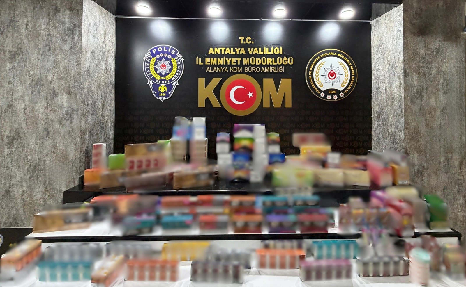 Antalya'da kaçakçılık operasyonu