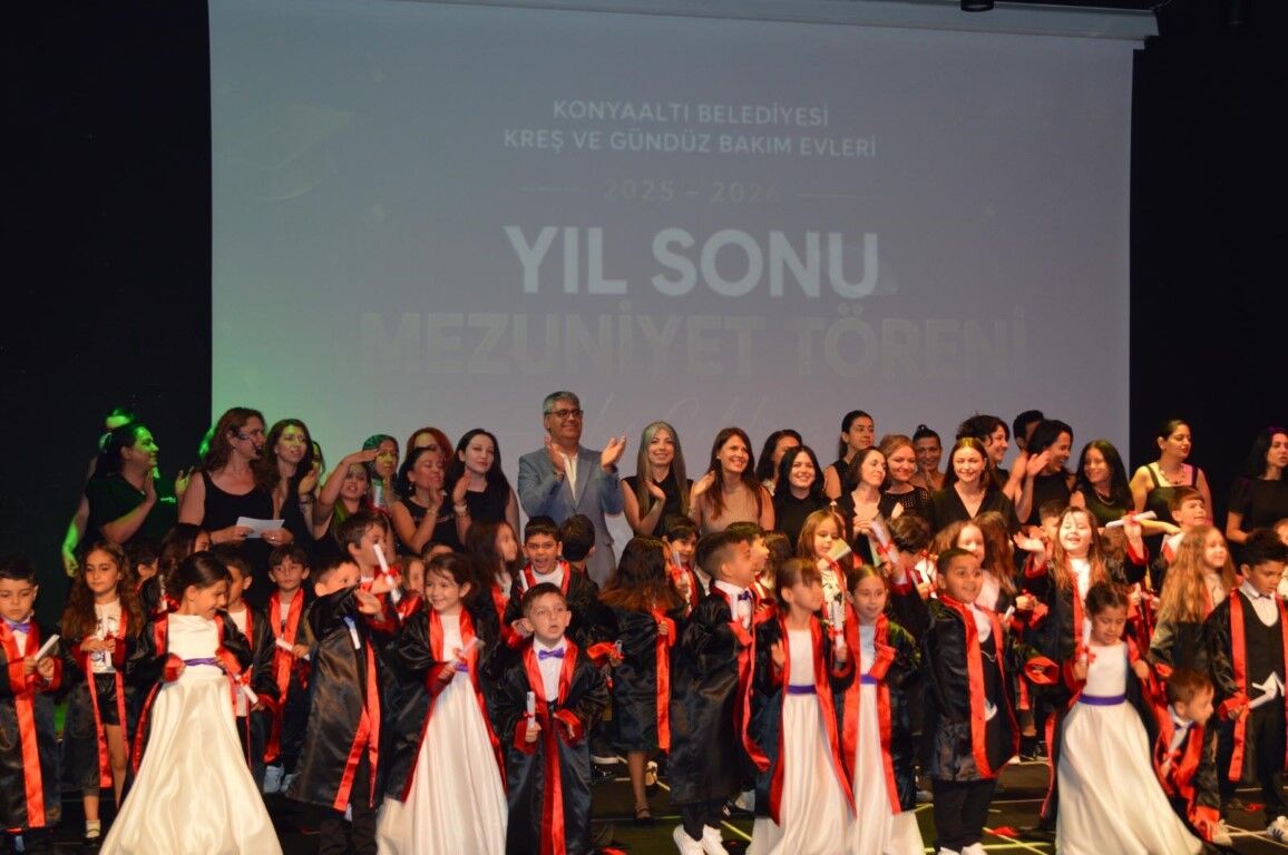 Konyaalti’nin Mi̇ni̇kleri̇ Mezuni̇yet Heyecani Yaşadi (6)