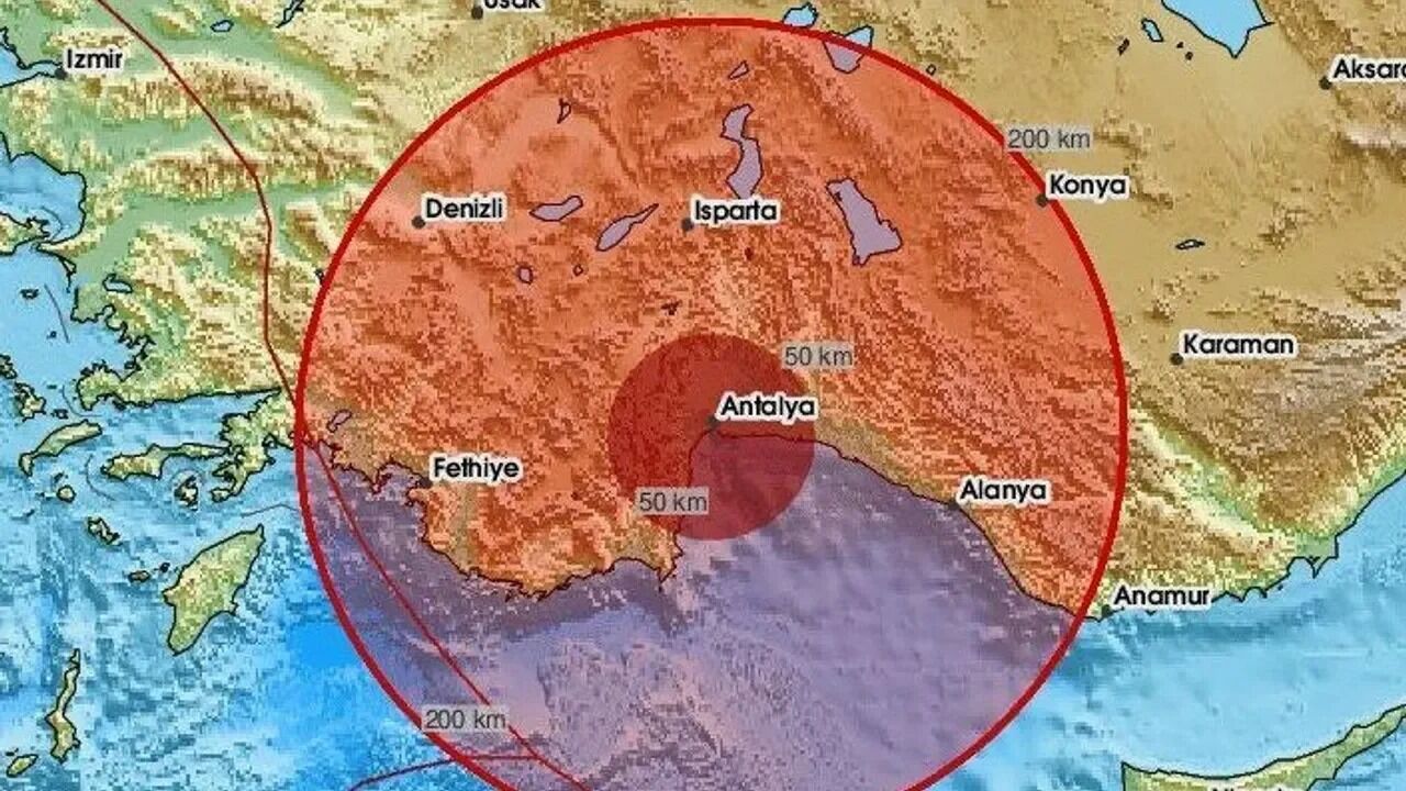 Antalyada 5 Dakikada Iki Deprem Bu Sarsintilar Neyin Habercisi 69Dc87C836A3C