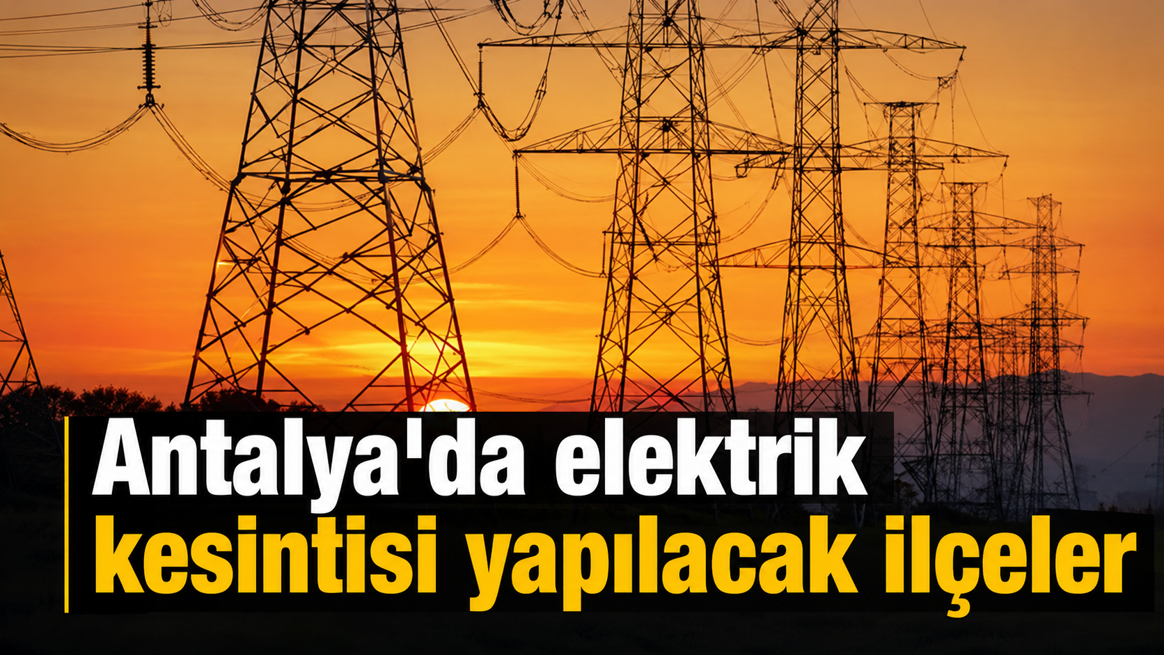 30 Ekim’de elektrik kesintisi yapılacak ilçeler
