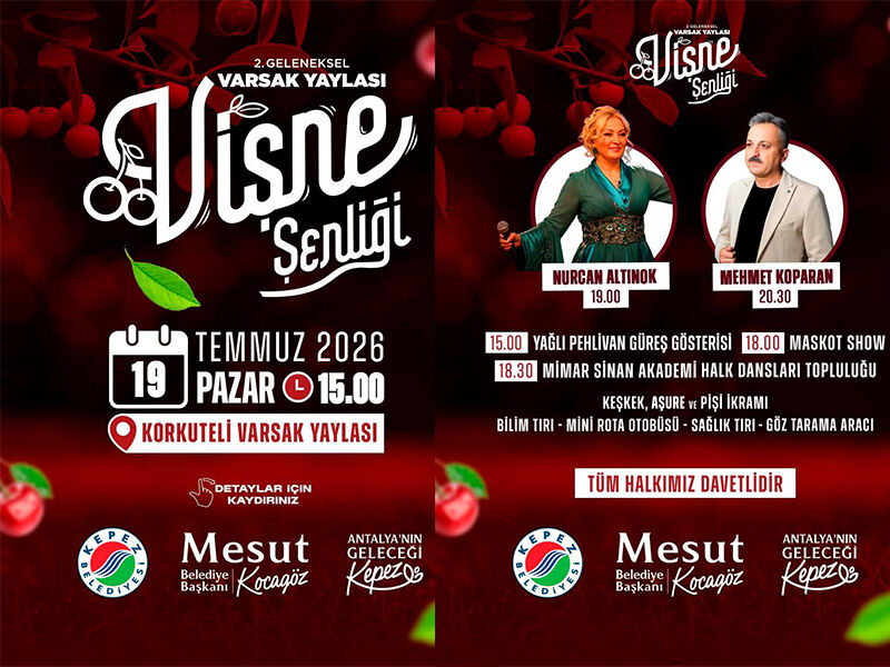 Korkuteli'de şenlik zamanı