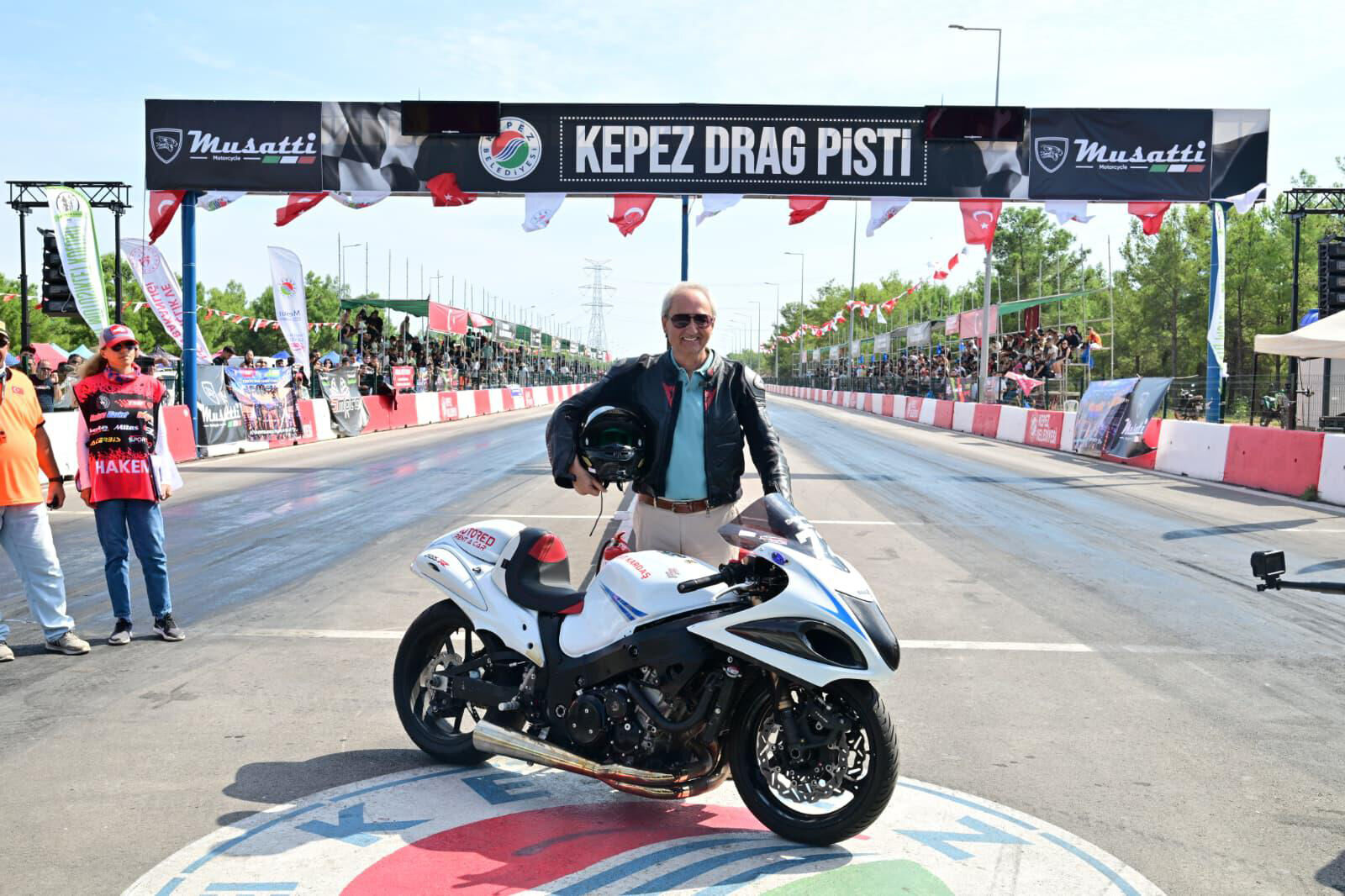 Başkan Kocagöz motoDrag heyecanına ortak oldu