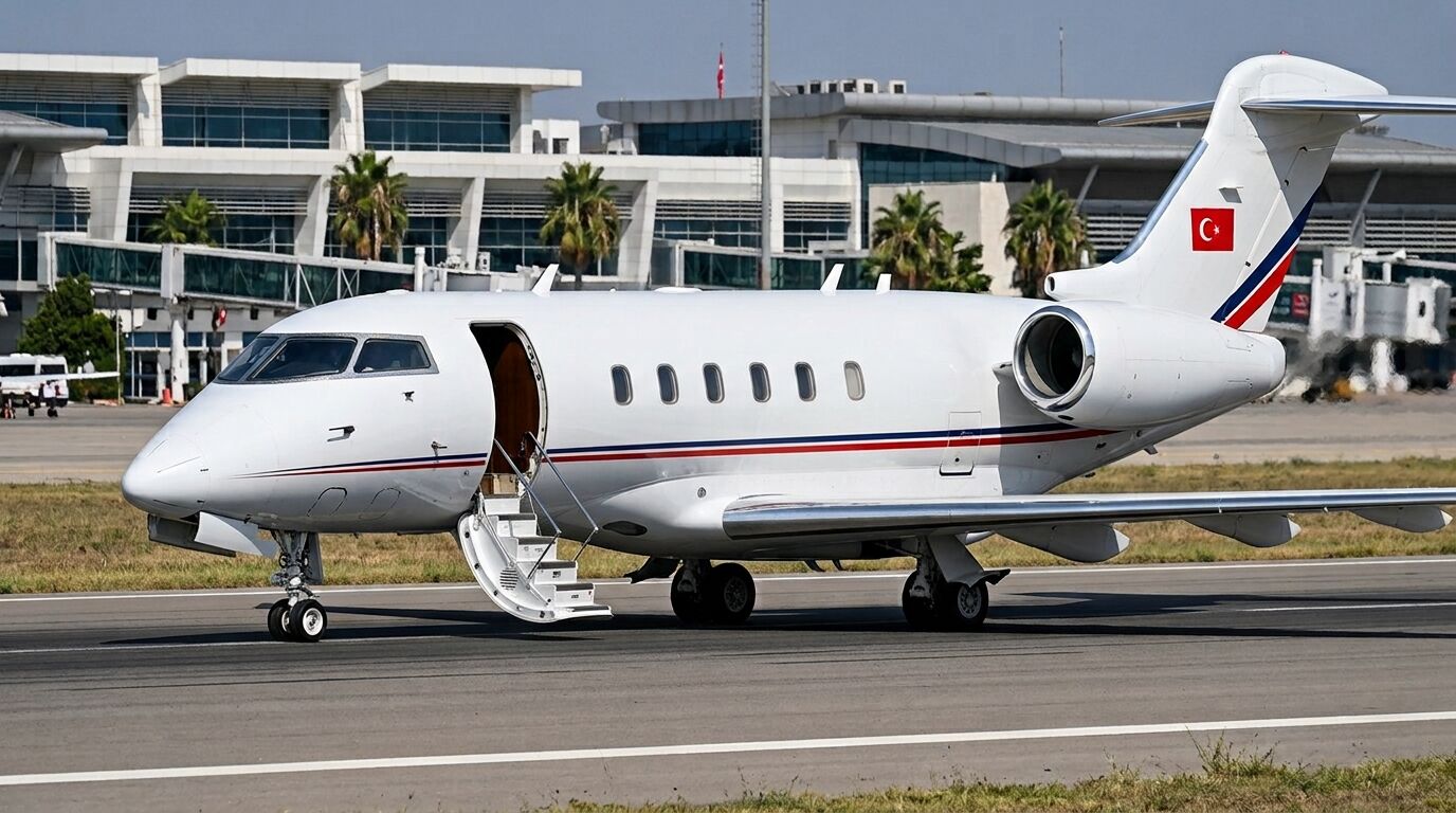 Cessna Citation ve Bombardier Challenger tipi uçakl