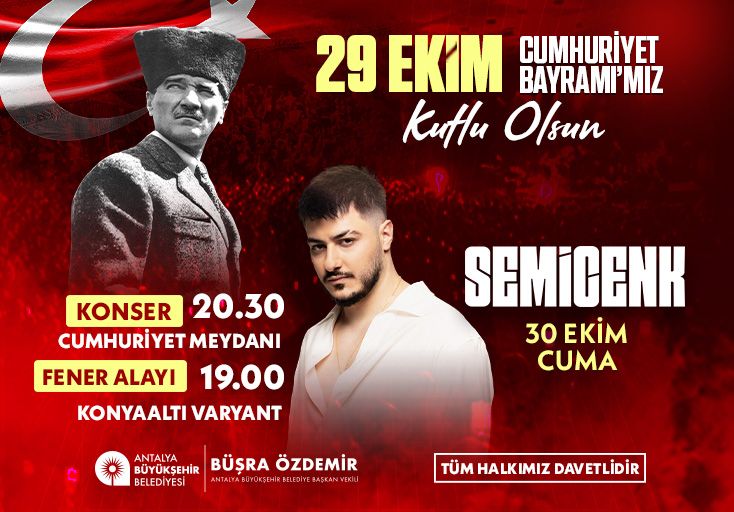 CUMHURİYET BAYRAMI FENER ALAYI VE KONSER DUYURUSU