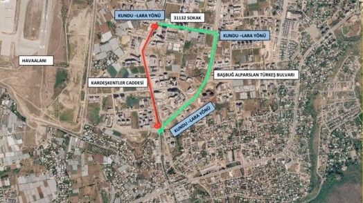 Antalya’da o cadde trafiğe kapatılacak