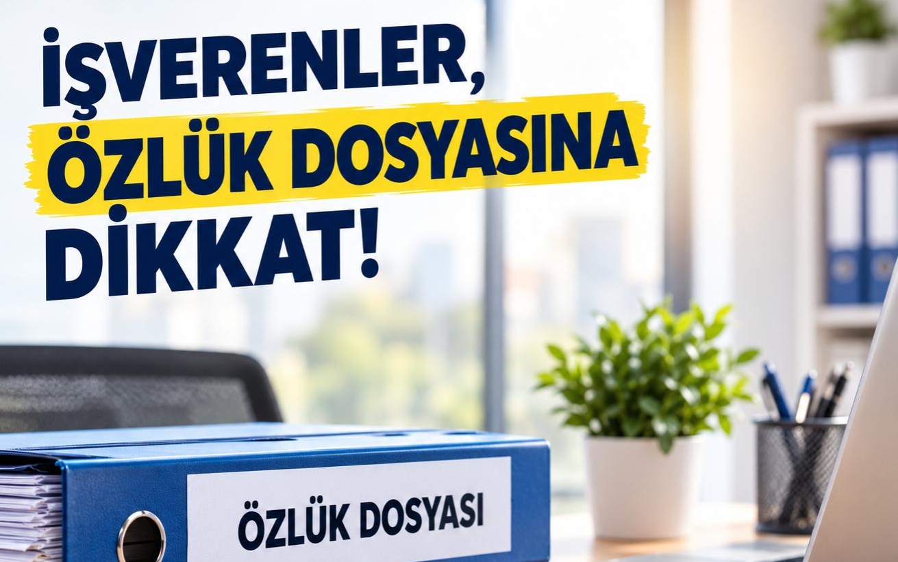 İşverenler özlük dosyasına dikkat!