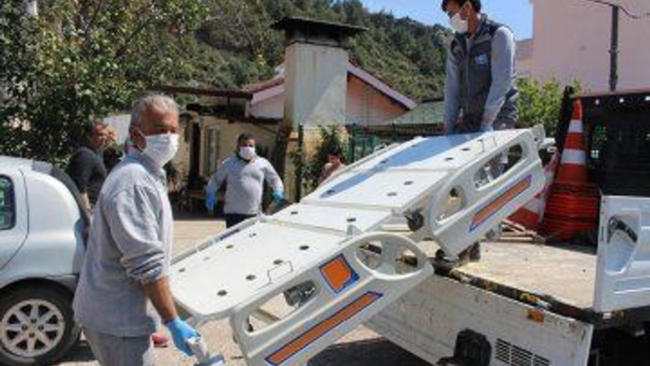 Hasta yatağı yardımları devam ediyor