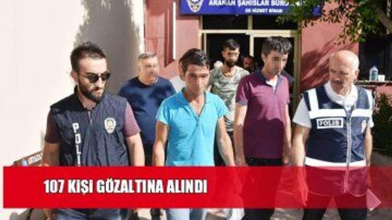 Polisten 'aranan' operasyonu