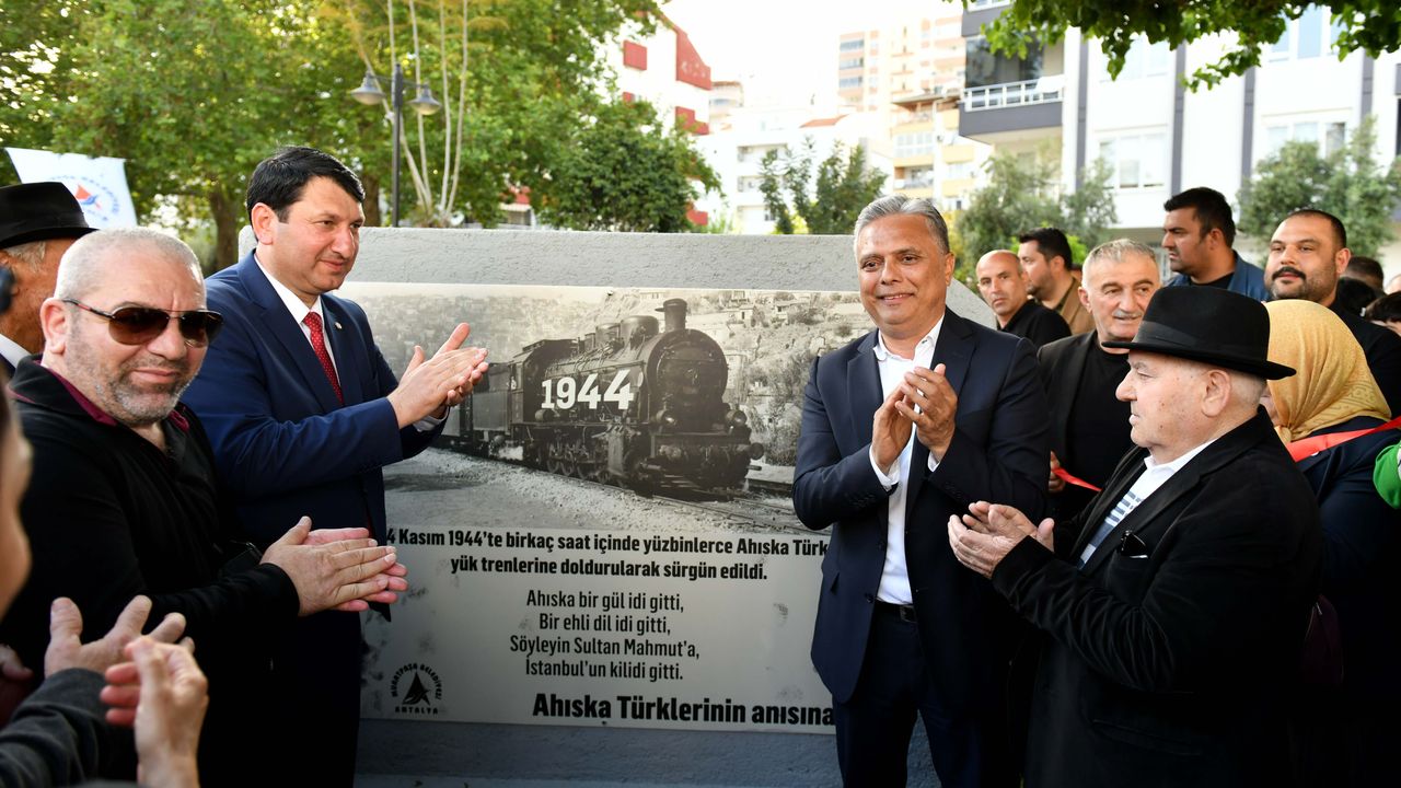 Ahıska Parkı törenle açıldı