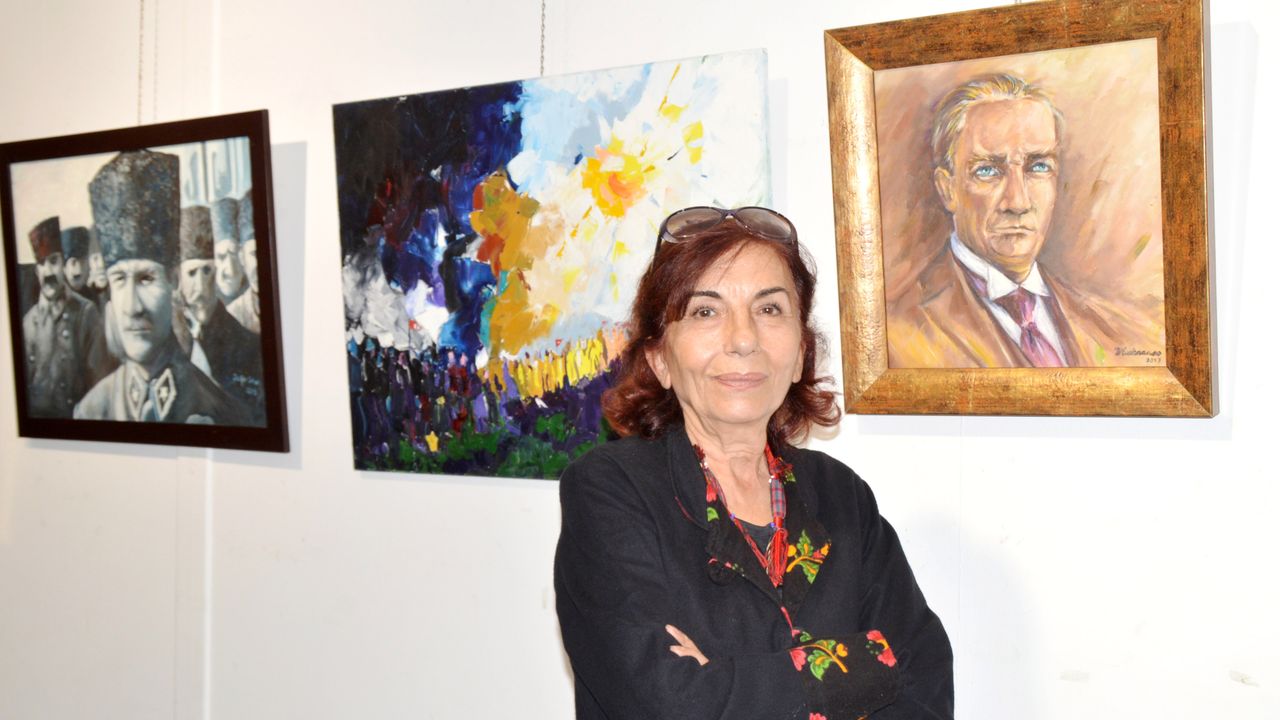 Antalyalı sanatçılardan Atatürk sergisi
