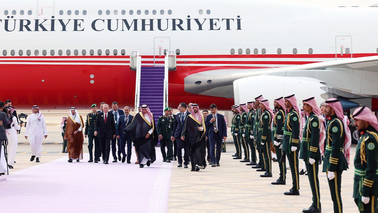 Cumhurbaşkanı Erdoğan, Riyad'a gitti