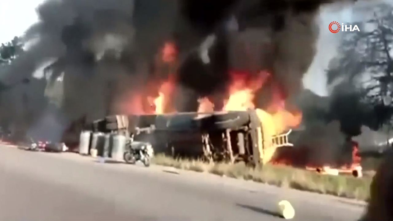 Yakıt tankeri patladı: 40 ölü