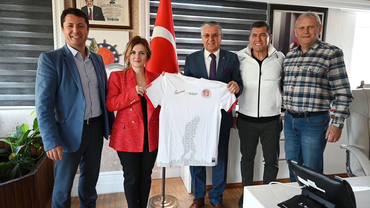 Antalyaspor heyetinden Kemer'e ziyaret