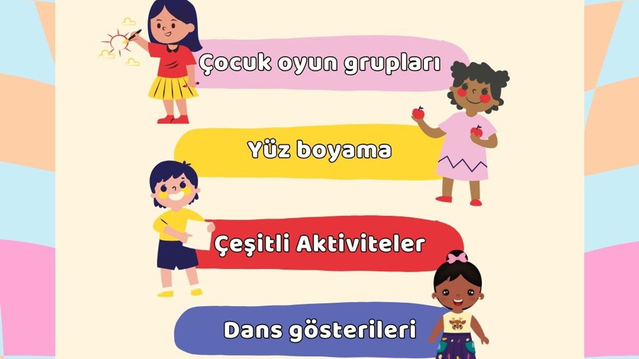 Kemer Belediyesi’nden 23 Nisan Çocuk Şenliği