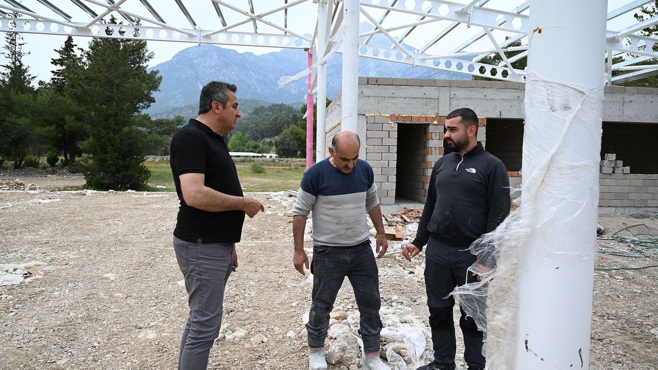 Kemer'de yerinde inceleme