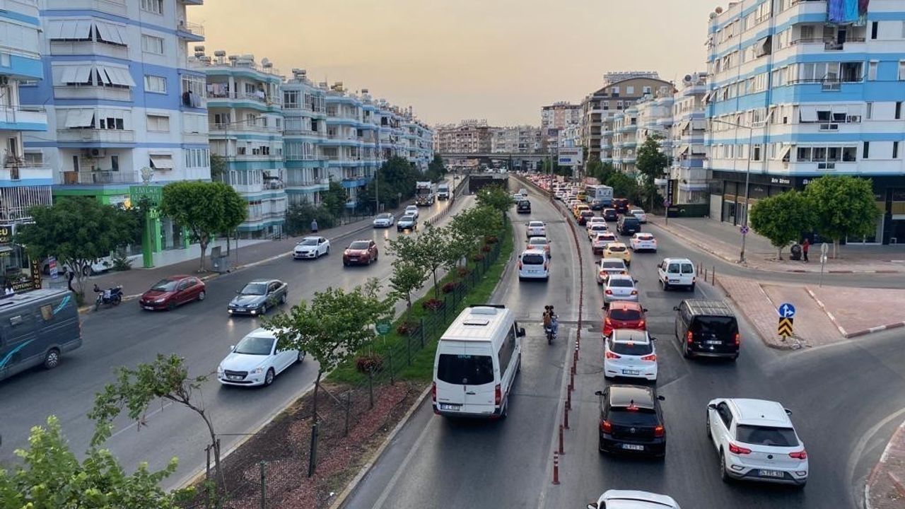 Antalya'da araç sayısı belli oldu