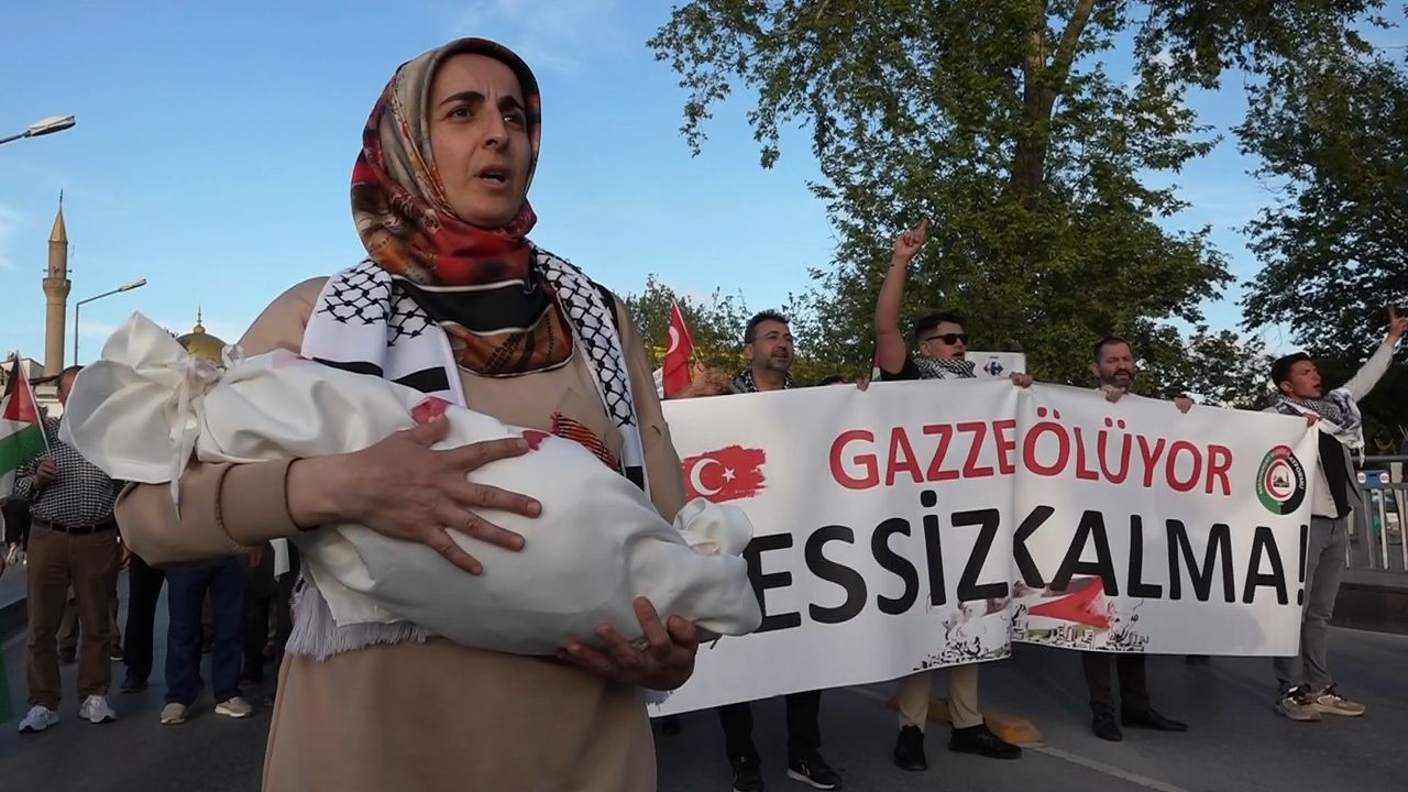 Manavgatlılar Gazze için yürüdü