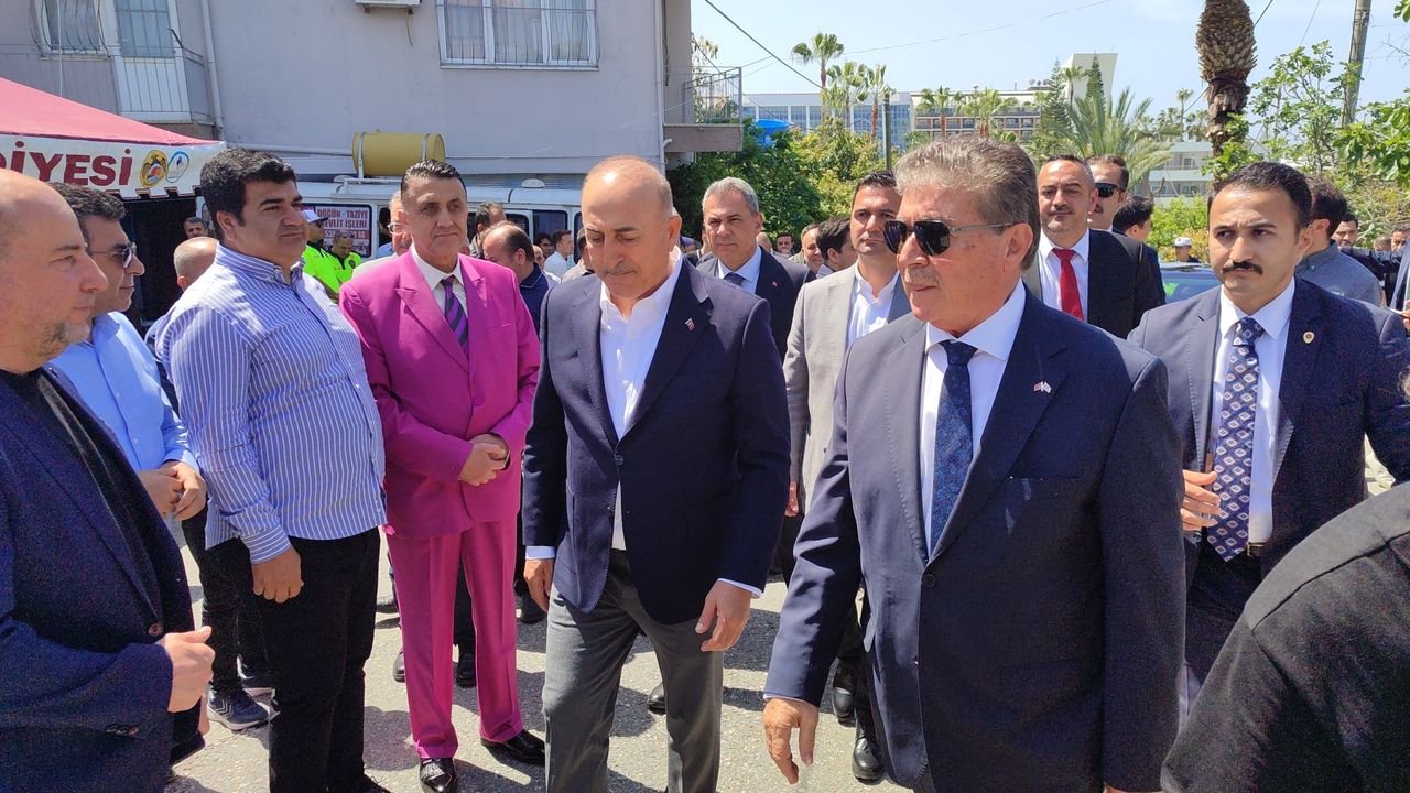 Üstel'den Mevlüt Çavuşoğluna taziye ziyareti