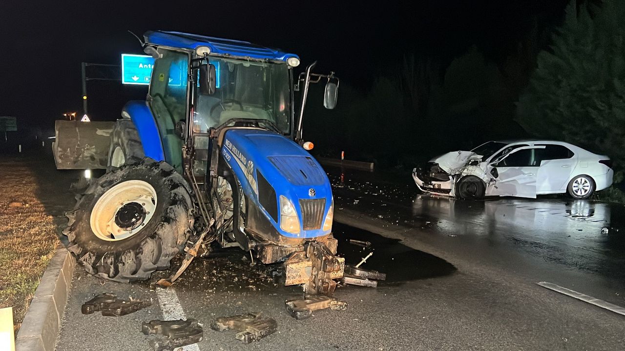 Traktör sürücüsü faciaya neden oluyordu