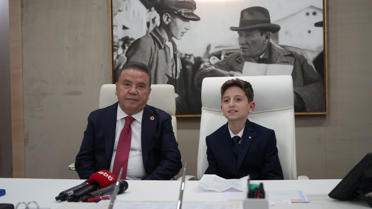 Çocuk başkandan barış çağrısı