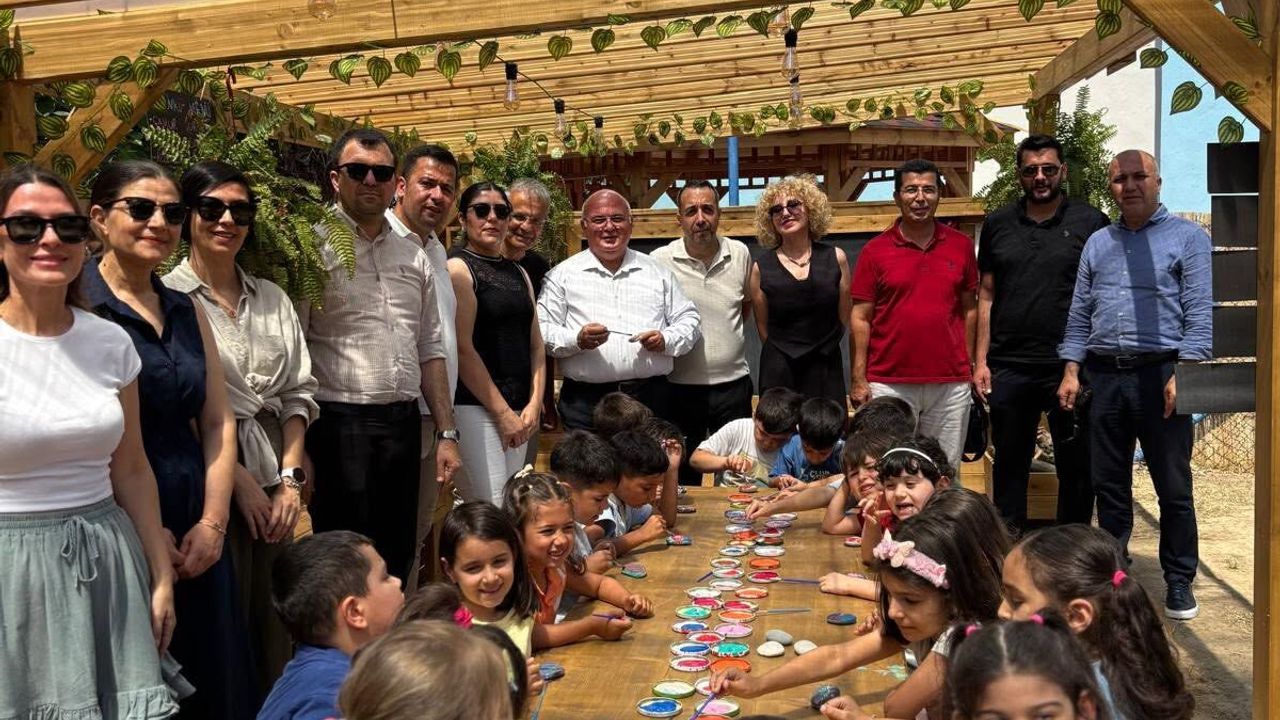 Manavgat’ta açık hava sınıfı açıldı