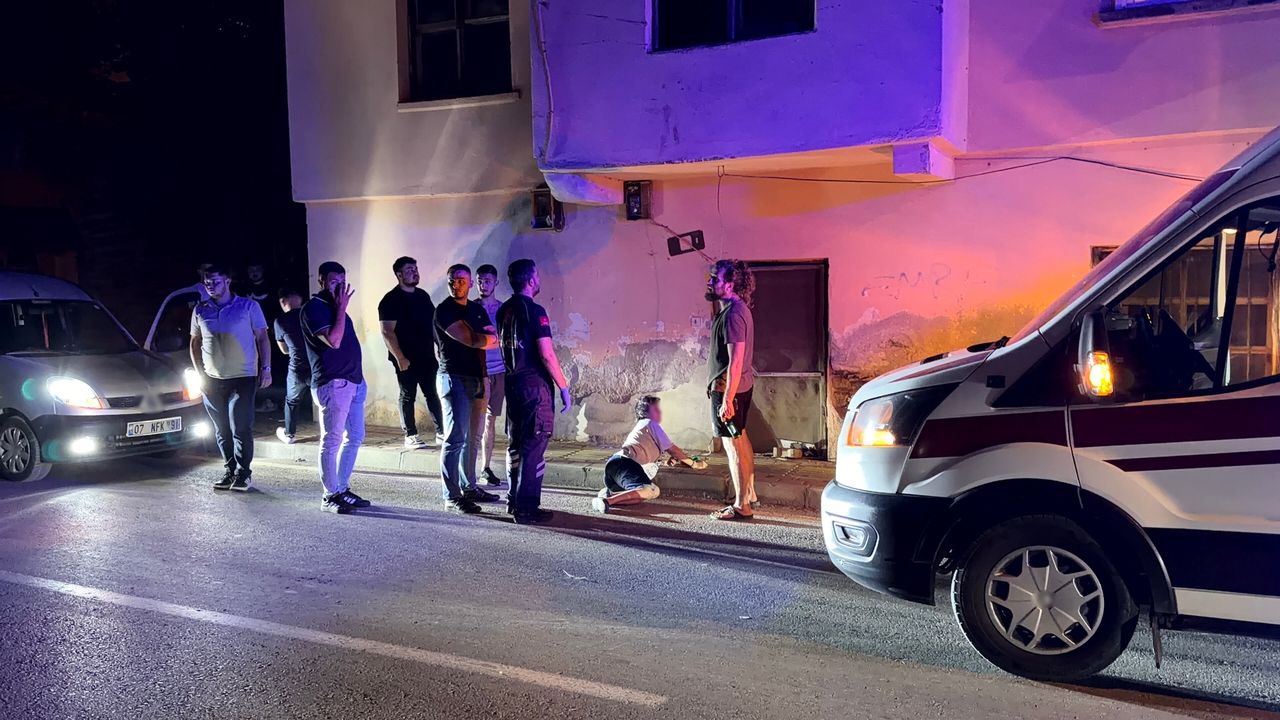 Pencereden düşen kadın yaralandı