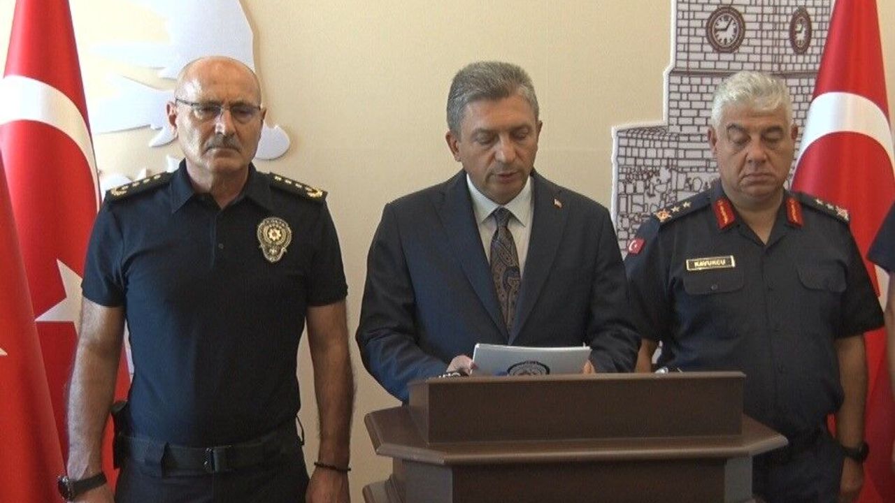 Valilikten silahlı saldırı açıklaması