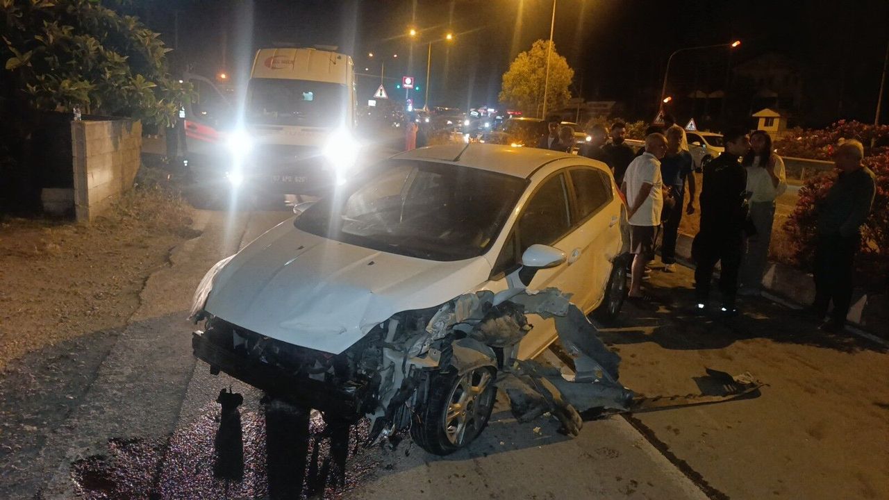 Manavgat'ta zincirleme kaza