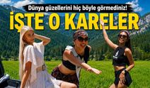 Dünya güzellerini hiç böyle görmediniz! İşte o kareler